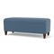 Lesro Siena Lounge Reception Loveseat Bench, Walnut, MD Titan Upholstery SN6001 - alternate 3